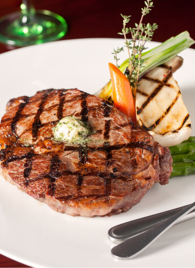 steak with vegetable medley 