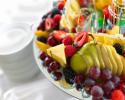 Our delicious fruit platter is always prepared with the freshest of fruit.